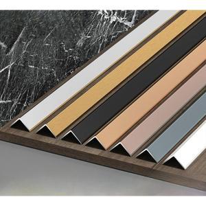ㄱ자 몰딩 코너비드 알루미늄 벽면 마감재 테두리 타일 접착식 마감 거실 실버