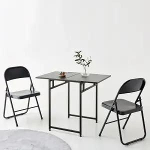 원목 접이식식탁 확장형 식탁테이블 좁은방 2인용식탁