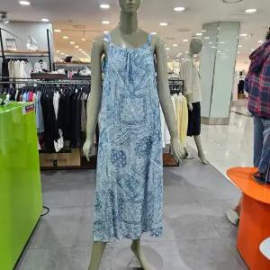 시슬리/애플아울렛/오션 프린트 슬리브리스 롱 원피스 SAOPD4531