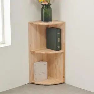 히트가구 H6700 2단 삼나무 코너책장 1color