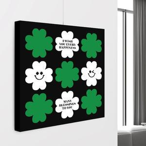 두꺼비집 가리개 배전함 커버 네잎클로버 E 중형