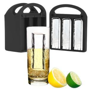 레몬소다 콜린스 아이스 큐빅 몰드 메이커 - 스피어스 6개 100% 투명 얼음 하이볼, 콜린스, 음용 안경 선물 상자 | 쉽게 만든 식품 등급 프리미엄 실리콘 식기세척기 사용 안전