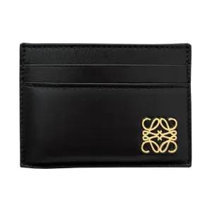 [명품] 25SS 퍼퍼 아나그램 로고 플레인 카드 홀더 지갑 블랙 C821322X01 1100