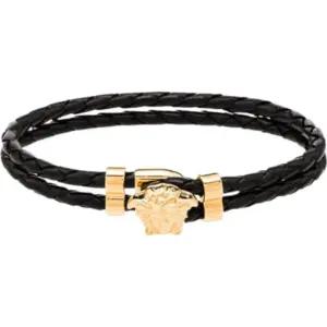 DG05579 DMTN D41O 메두사 골드 블랙 가죽 팔찌