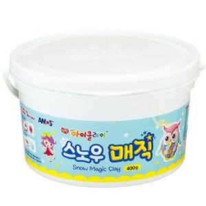 아모스 부드러운 요술 점토 유아클레이 스노우 매직 클레이 400g