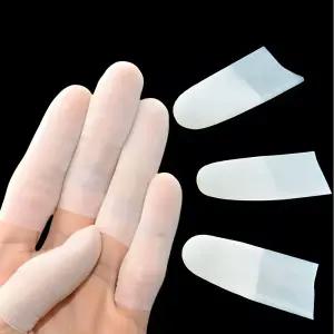 고급형 손가락 실리콘 골무 20p 사무용 엄지 손 보호 라텍스 위생 장갑 핑거코트