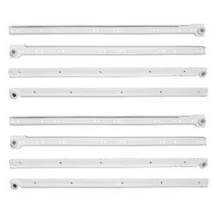 두일 철레일 450mm (8개1조) 수납장 서랍장 슬라이드 렌지대 철물 가구부속 서랍레일