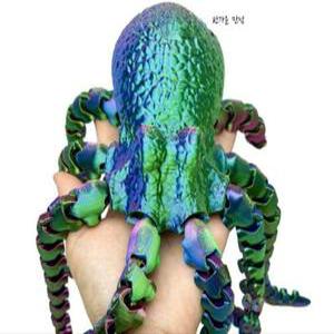 3D 프린팅 움직이는 문어 장난감 피규어