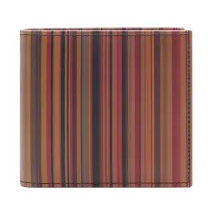 남성 멀티 스트라이프 반지갑 (AGXA 1032 W217)