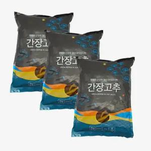 [맛찬]간장고추 착한식품 4kg x 3개 업소용 대용량 반찬