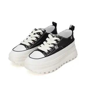 [본사운영] 바바라 패브릭 보석 장식 청키 여성스니커즈 5cm_BBH170