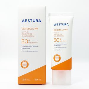 에스트라 더마 UV 365 비타C 광채 수분 선크림 40ml(SPF50+) 1개-