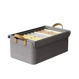 modoo) 커버형 부직포 프레임 리빙박스 정리수납함 여행정리함 다용도서람함 욕실소품정리