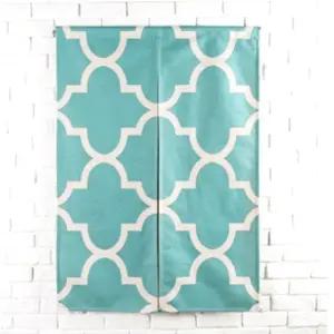 가림막커튼 주방 카페 야외 입구 벽커튼 민트패턴 가 (WFGTALY)