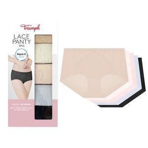 트라이엄프 레이스 프리컷 팬티 5매입 여성 여자 삼각팬티 세트 언더웨어 속옷