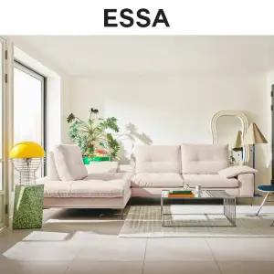 [롯데백화점]에싸 [행사기간 5만원권 증정]로쉐 4인 오픈코너형 스윙기능 리브 패브릭 소파