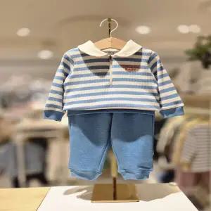 [블루독베이비 10] 25FW가을신상 (BL)와플 상하세트A (145A7067206)