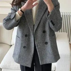 [VY] 여자 투버튼 그레이 카라 모직 파리 FW 자켓_15440908_588847