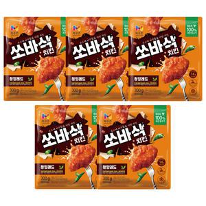 목우촌 쏘바삭 치킨 청양레드 300g x 5개 순살 닭가슴살 가라아게 너겟 치킨 텐더