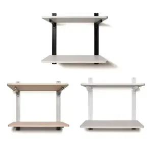 두일 세탁실 라운드 선반 세트 2단