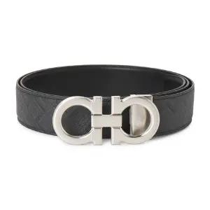 페라가모 간치니 남성 양면 벨트 679710 0780171 (프리컷팅)