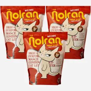 놀란고양이 신개념 카사바모래 더 놀란 프라임 샌드 고양이모래 강력 탈취 응고 4.5kg x 3개 (총 13.5kg)