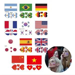 나라 국기 타투 응원 스티커 태극기 경기장 헤나 바디 7p