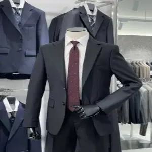 [트루젠] 트루젠 가을겨울 블랙 기본핏 울스판 남자 정장세트 2444TJ300450