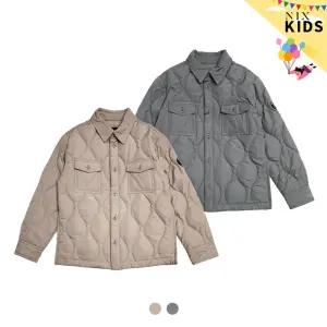 [NIXKIDS]유니)셔츠형 덕다운 경량 점퍼(FKQWCUE703P)