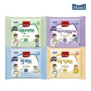 [매일유업]매일 상하 유기농 치즈 1-4단계 120매 모음딜