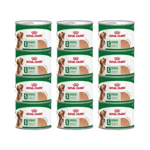 강아지습식사료 로얄캐닌 독 미니 어덜트 로프 캔 195gx12개