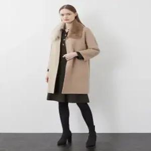 [올리비아로렌] 폭스퍼 카라 탈부착  핸드메이드코트VOPEA3WA411