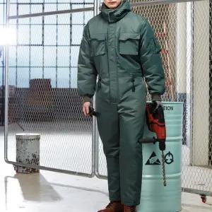 경신코리아 FSK 173 털내피 상하 일체형 기능성 남자 방한 스즈끼 작업복 용접복 정비복 방한복