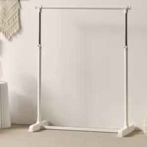 행거전문가 스탠드 옷걸이 행거 베이직 화이트 수납