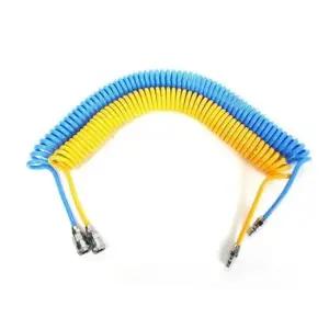 126463 우레탄코일호스 10mm x 6.5mm x 5m 커플링) 건 유압