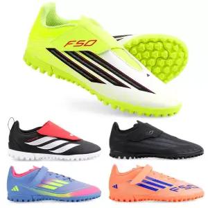 아디다스 F50 프레데터 클럽 VEL TF J 주니어 아동 축구화 풋살화 벨크로 찍찍이