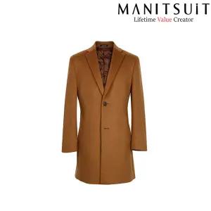 [롯데백화점]맨잇슈트 19 F/W 카멜 솔리드 울 혼방 누빔 체스터 코트 (MAED33-174)