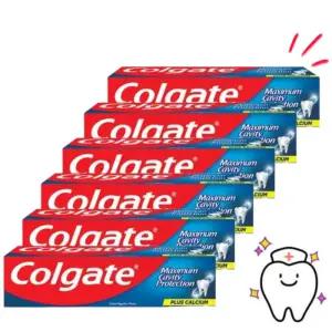 [콜게이트] 콜게이트 치약 250g x 6개 고불소 그레이트 레귤러 입 냄새 치약