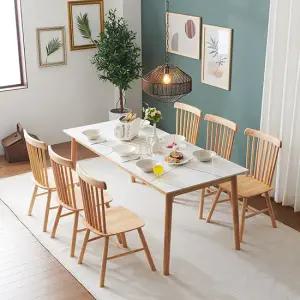 몬스 통세라믹 원목 6인 식탁 세트_의자형 KEF046C (착불)