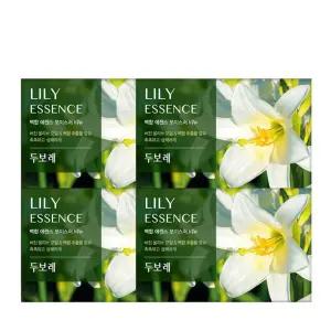 해피바스 두보레 백합 에센스비누 100g 4입