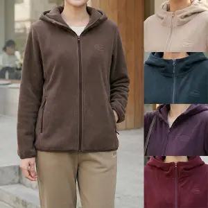 [엄마옷 로즈맘] 추민후드벨벳후리스점퍼