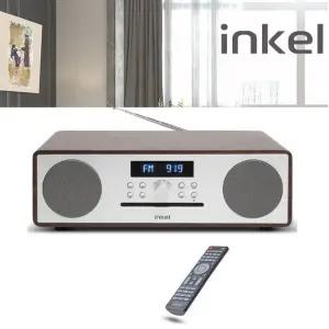 인켈 블루투스 고출력 시스템 오디오 CD USB FM라디오 듀얼 스피커 유닛 알람.타이머 프리미엄멀티-C7