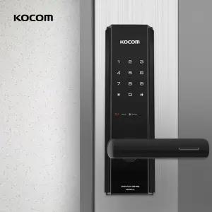 코콤 디지털 무타공 도어락 손잡이 이중잠금 도어락 아파트 교체 설치 NH330