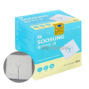 수성 멸균거즈엔 Y형 10cmX10cmX8P 드레싱 거즈