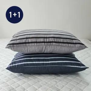 {베개커버2장} 룸마이룸 조이 스트라이프 사계절 베개커버 40X60 50X70