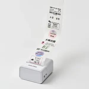 DULABEL 두라벨 라벨프린터 네임 이름 스티커 휴대용 라벨기 프린터기 무선 블루투스 바코드 QR코드