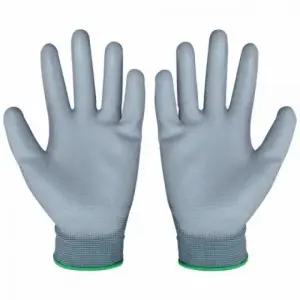 가드맨 코팅장갑 M 회색 PU-PALM (10조) (WFK64VZ)