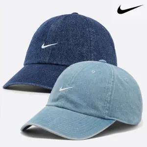 나이키 클럽 언스트럭처 데님 볼캡 모자(HF0383)2종택1