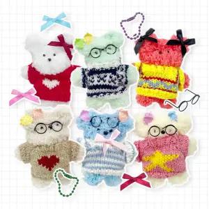 모루인형만들기 10종 키트 파스텔 혼합 색상랜덤 DIY 세트 철사 공예 재료 모루인형 키링