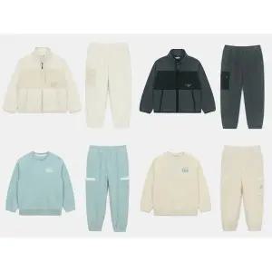 [네파키즈](강남점)공용 쿨윈터 플리스 풀집 세트 KKF5901 스노우렛 세트_KKF5906